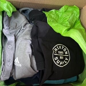 MYSTERY BOX MENS Medium CLOTHING BUNDLE FOR RESALE Or SELF MB19